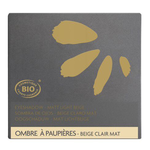 Enveloppe beige clair mat cosm&eacute;tique bio